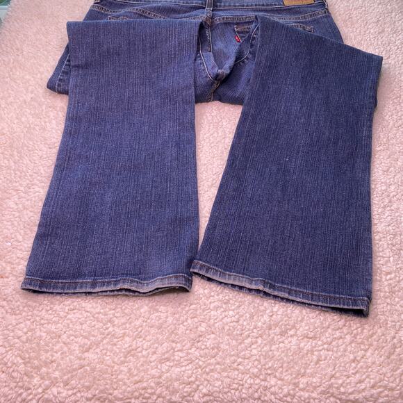 Levi's 515 Fashion High Rise Boot Cut Medium Blue 16 Short - Picture 11 of 14